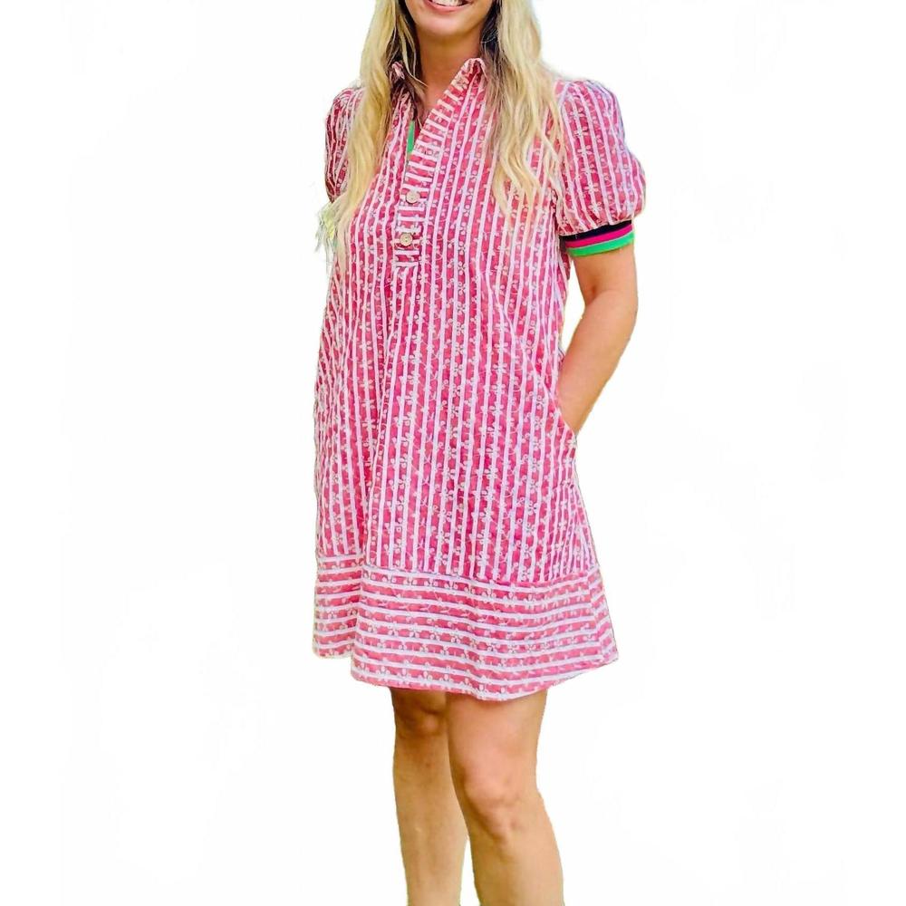 NEW SEWN AND SEEN caroline dress in pink